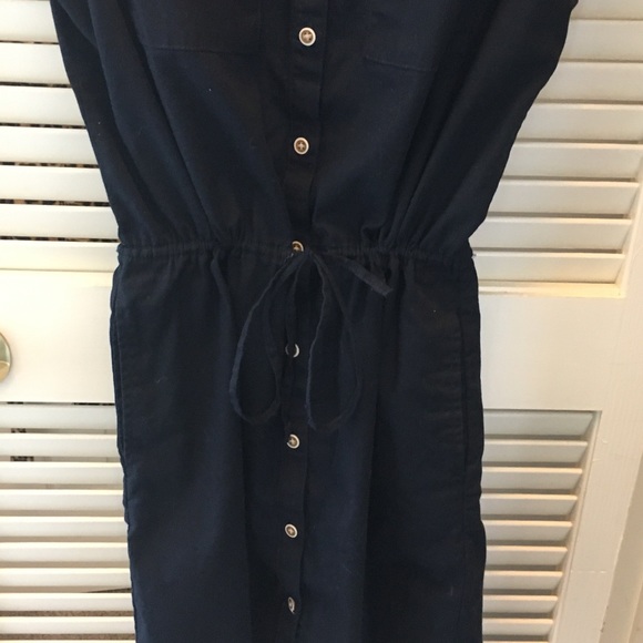 True navy BR tie dress - Picture 3 of 5